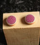 Hand Crafted Ear Studs - Modern Rustic Chic - Image 1
