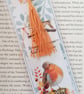 Handmade Bookmark Robins Appear - Image 4