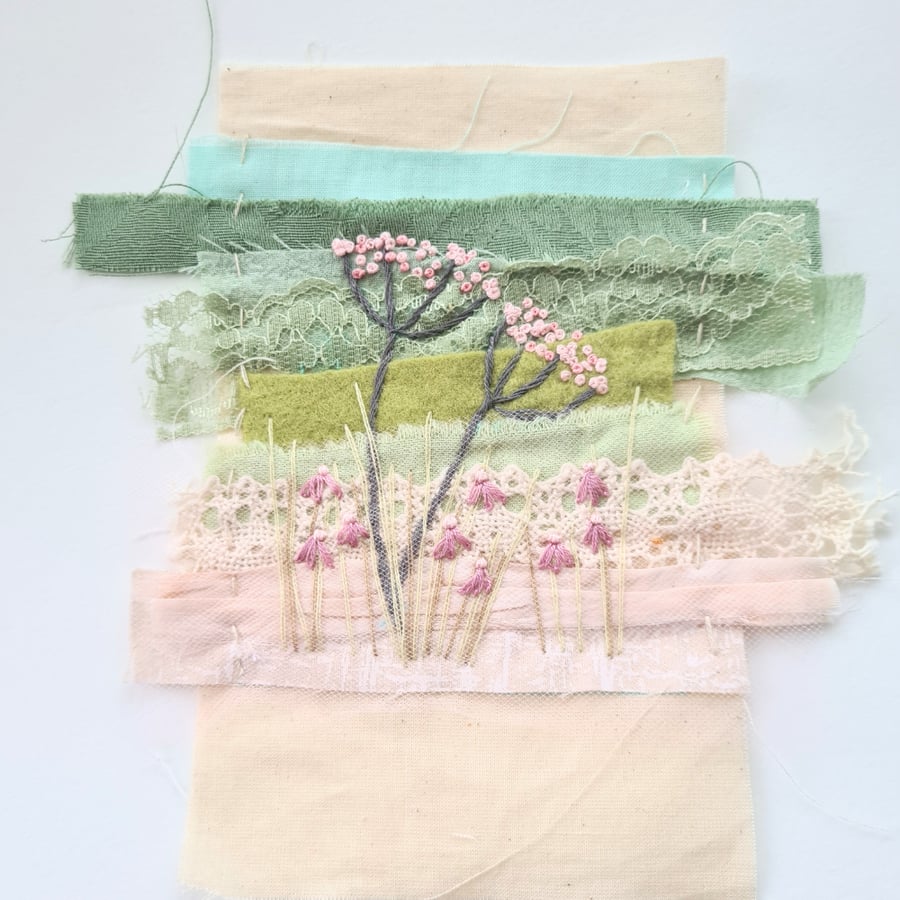 Layer & Stitch Embroidery Kit – Wildflowers