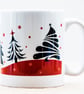 Xmas Coffee Mug Christmas Trees gifts for coffee lovers addicts secret santa   - Image 7
