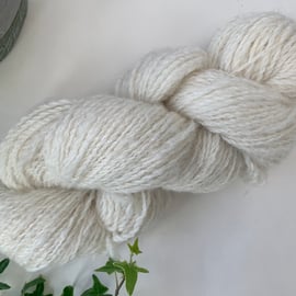 Hand spun rare breed portland wool, yarn. 