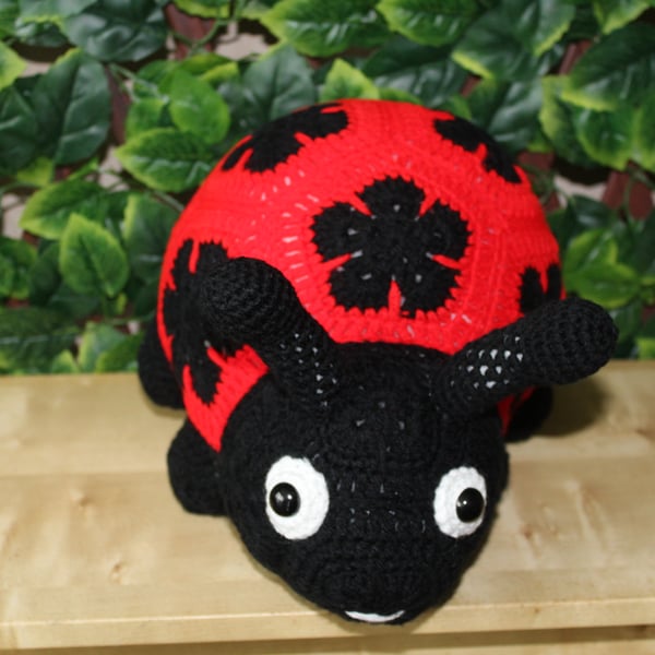 handmade crochet ladybird