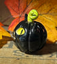 Kitkin small ceramic cat pumpkin decoration - Image 2
