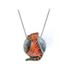 Amazing statement Tiger and moon William Blake Resin Necklace by EllyMental