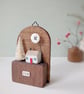 Festive Wooden Cottage Scene with Tree and Moon 'joy' - Image 4