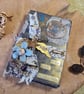  Magical keepsake altered book textile art