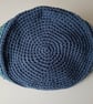 Crochet Basket Bag (The Blues) - holds so much! - Image 4