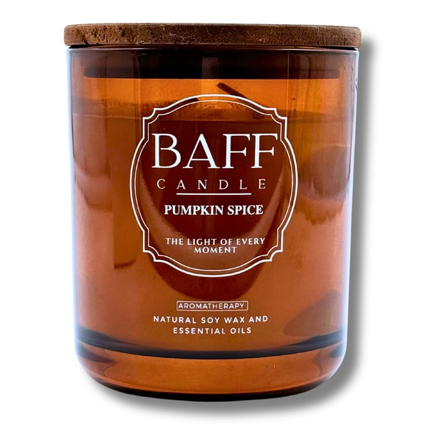 Pumpkin Spice Soy Wax Luxury Candle