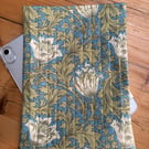 William Morris Botanical Sage Design Quilted Fabric I-Pad Sleeve