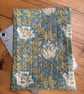 William Morris Botanical Sage Design Quilted Fabric I-Pad Sleeve