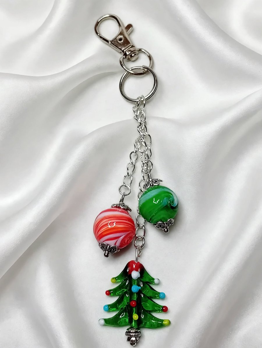 Christmas Tree Bag Charm
