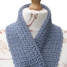Springtime Crocheted Scarf - Soft Crocheted Scarf - Versatile Narrow Scarf