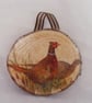 Decoupaged Pheasant Wall Decoration. - Image 1