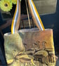 Flamingo pattern tote bag