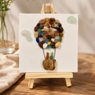 Seaglass and pebble hot air balloon ride