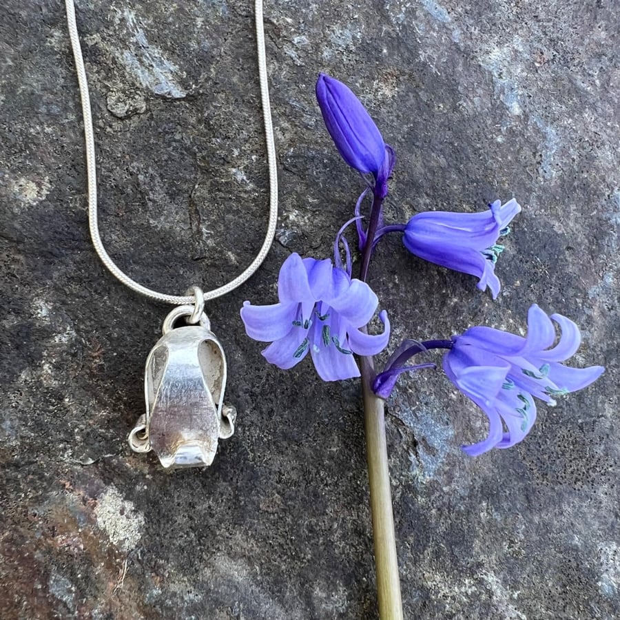 Silver Bluebell Necklace