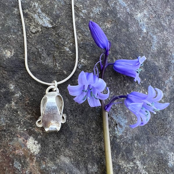 Silver Bluebell Necklace