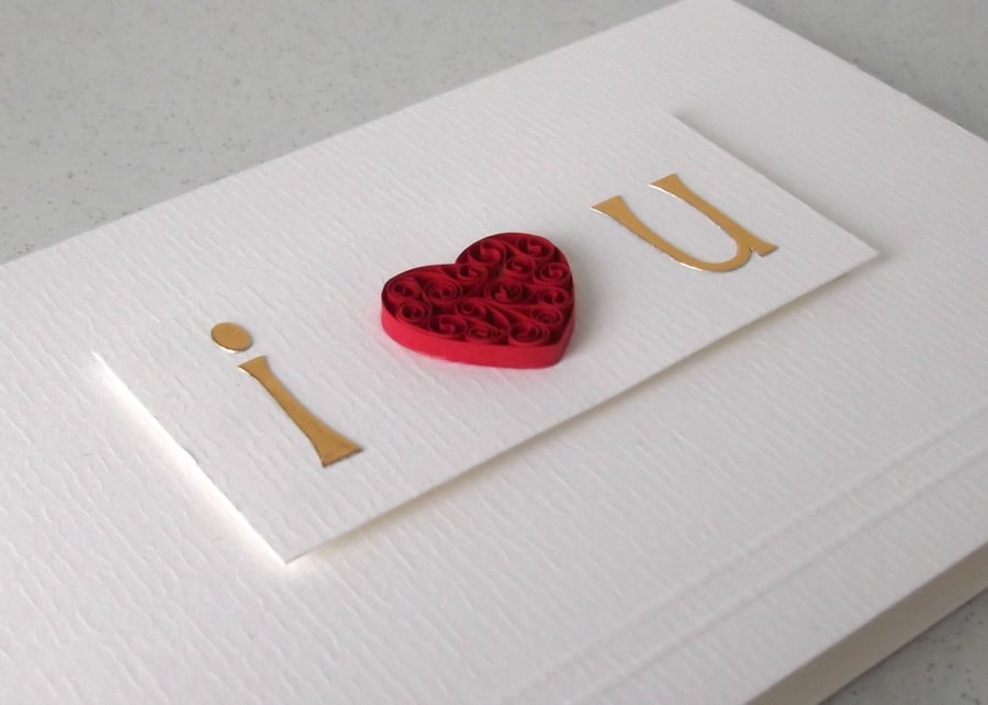Handmade Valentine's day card
