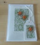 A6 'Flower' Card & Gift Tag - Image 2