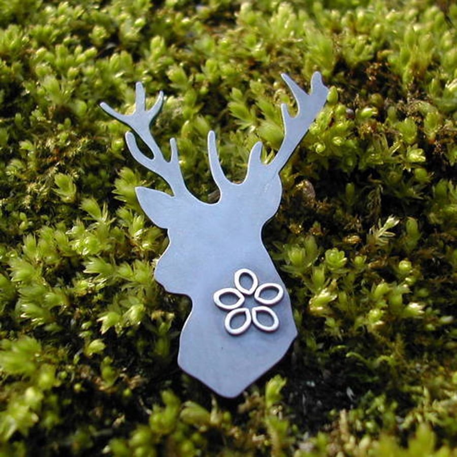 Stag Brooch