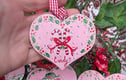Mini heart decorations
