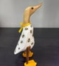 Decoupaged bamboo duck, bees, yellow - Image 5