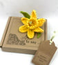 Crochet Daffodil Brooch - Image 2