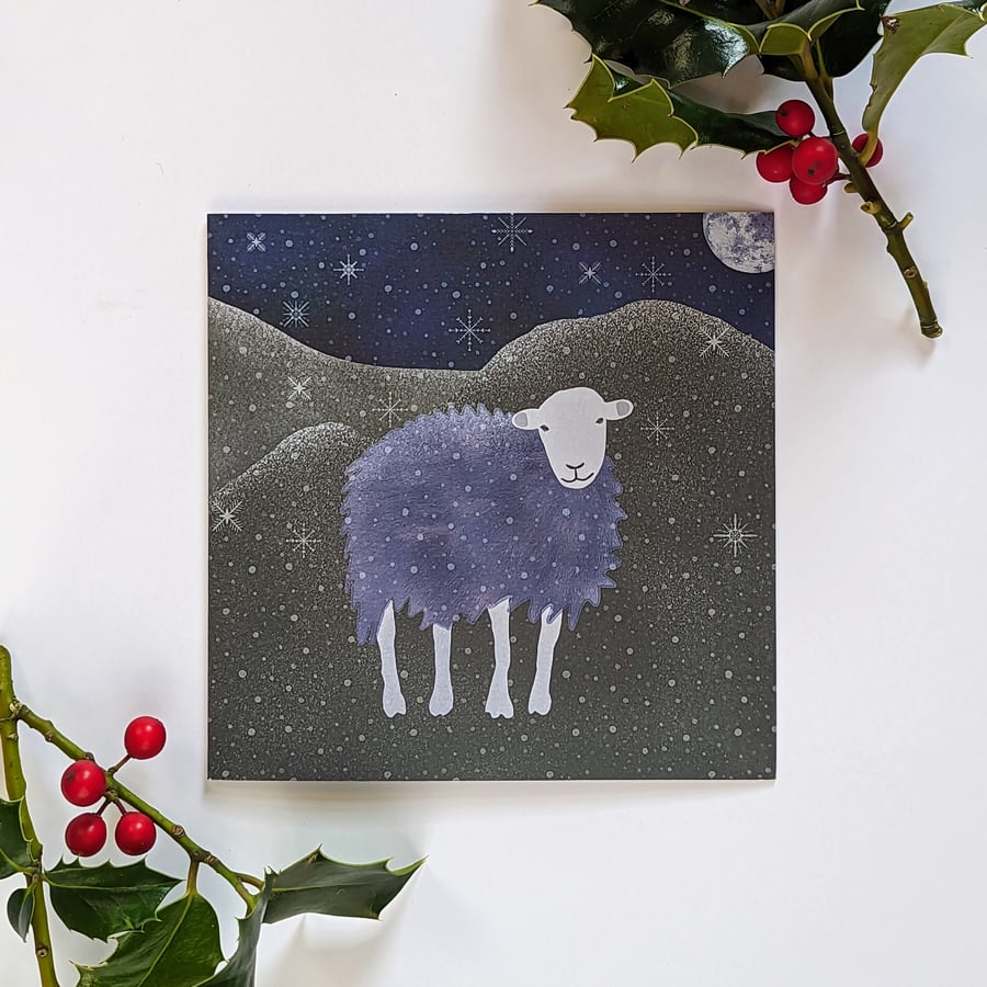 Christmas Card Herdwick Sheep Multipack Four Cards 
