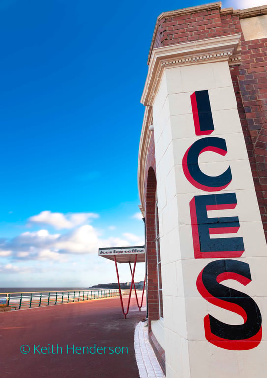 The Rendezvous Cafe, Whitley Bay print