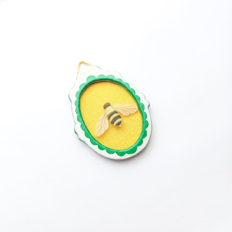 Tiny Butterfly Wall Hanging, Spring Insect Hanging