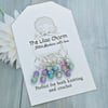 Rainbow Glitter Stitch Markers