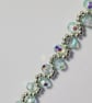 Aquamarine AB Crystal Bracelet – Miyuki Beads, Handmade Jewellery