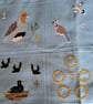 Twelve Days of Christmas, Wall-hanging, cot blanket, hand embroidered - Image 2