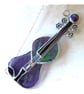 Violin Suncatcher Stained Glass Purple Music Musical Instrument  - Image 6