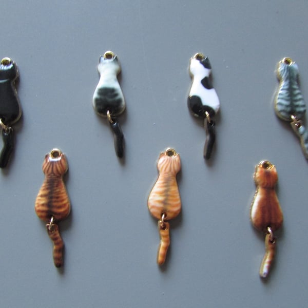 Cat Charms available in 7 designs