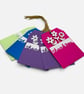 Set of 5 Colourful  Handmade Thank You Gift Tags with Removable Card Inserts - Image 9