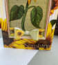 Sunflower and butterfly slimline card for birthdays, anniversaries, thank you. - Image 2