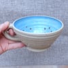 Berry bowl or colander hand thrown stoneware pottery ceramic handmade drainer 