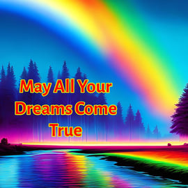 May All Your Dreams Come True Greeting Card