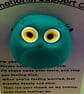 Green Worry Stone Owl - Emotional Support Owl Fidget Stone - Image 7