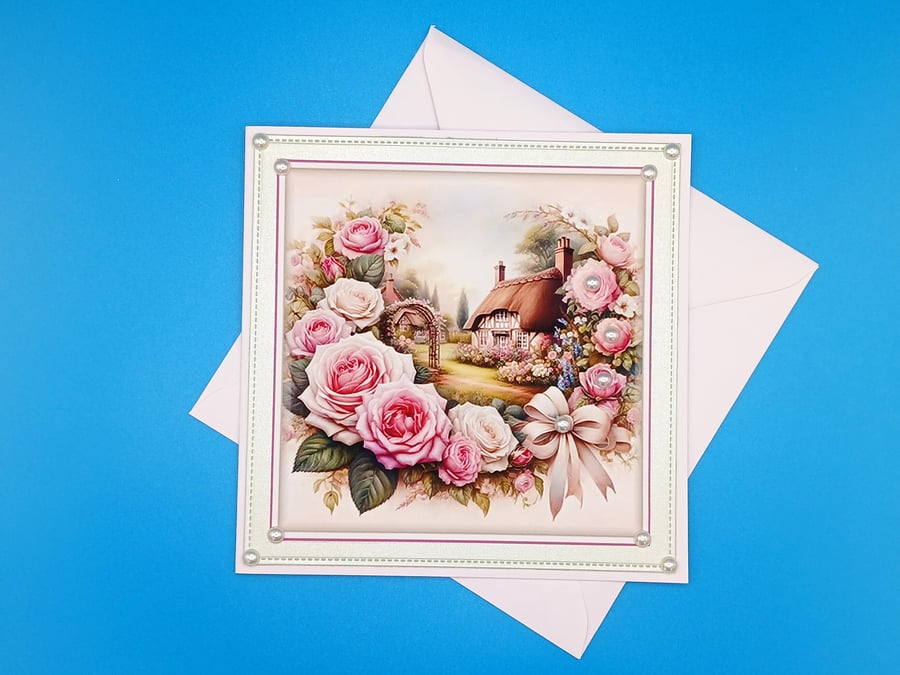 Birthday Card, Female, Handmade 