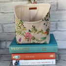 Hanging fabric pod, hanging fabric bucket, holdall pod