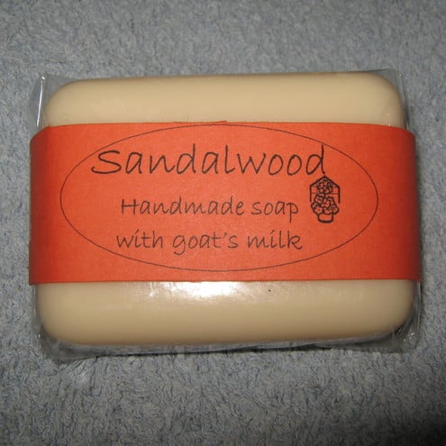 Sandalwood Handmade soap with Goat's Milk