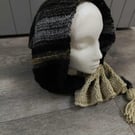 Hand crochet toggle scarf  snood