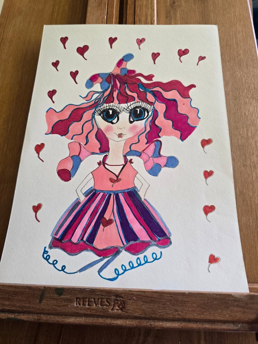 Valentine Fae Drawing 