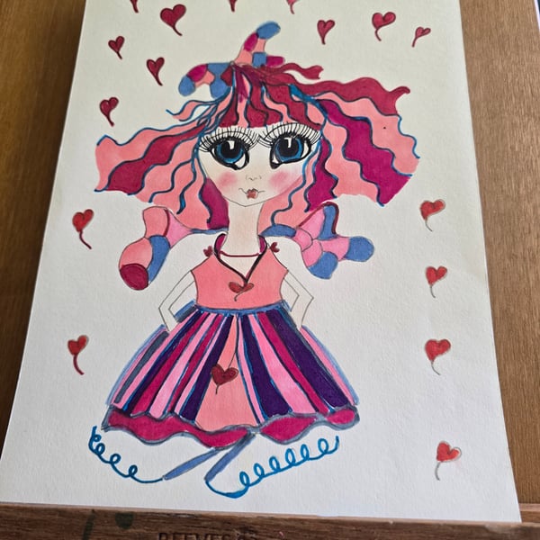 Valentine Fae Drawing 