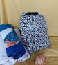 XL Daisy print  coated cotton drybag - Image 2