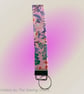Wristlet in Pink Summer Floral
