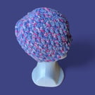 Crocheted Cluster Beanie Hat