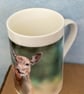 Fallow Deer Porcelain Photo Mug - Image 2